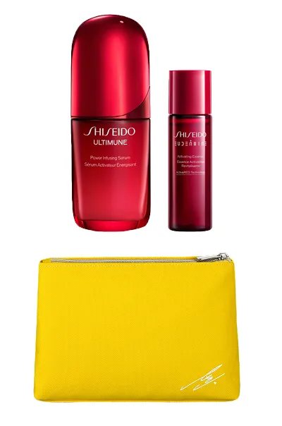 ポップアップイベント来場者限定 黄色の特製ポーチ